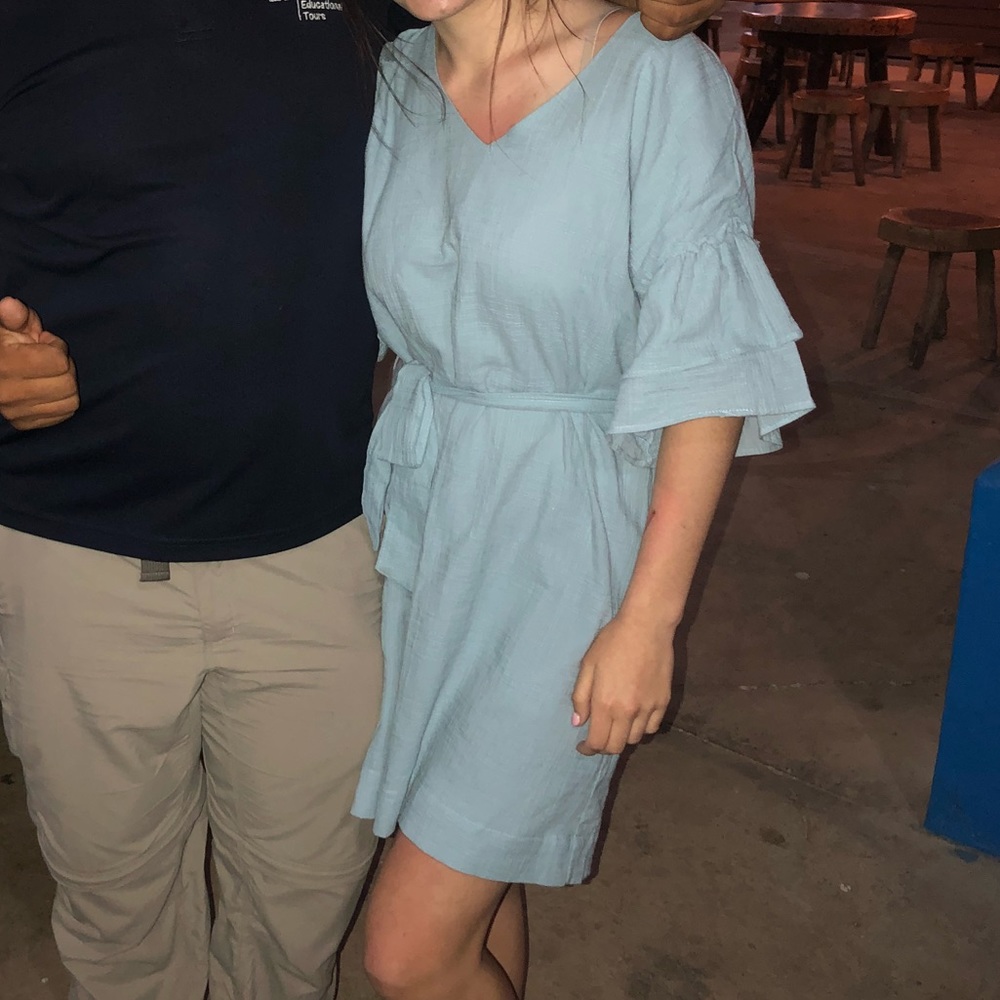 Blue dress